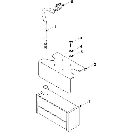 Countax C300 - From 01-01-2003 To 01-09-2003 - 6 C500 Exhaust System