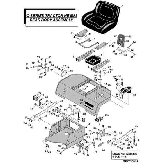 Countax C300 - From 01-01-2003 To 31-12-2007 - 04 Rear Body He