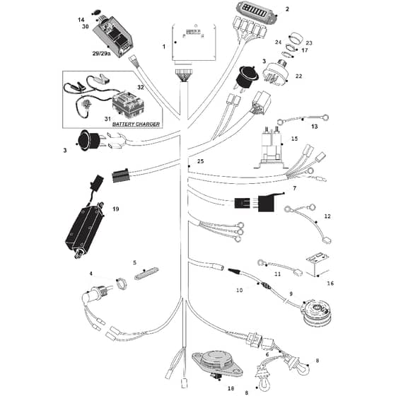 Countax C300 - From 01-01-2004 To 01-01-2009 - 10 Wiring Loom
