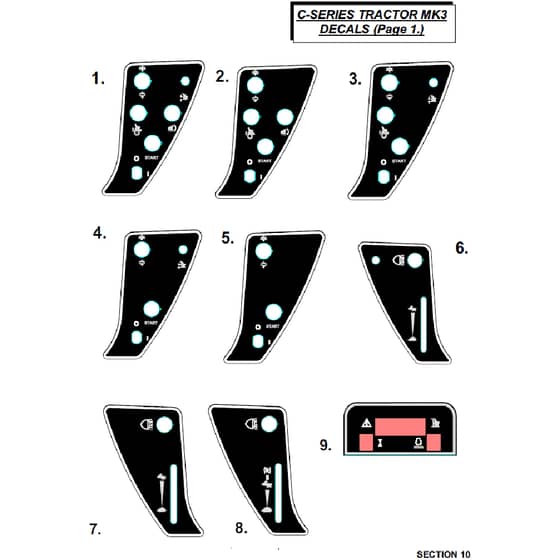 Countax C300 - From 01-01-2008 To 31-12-2008 - 10 Decals
