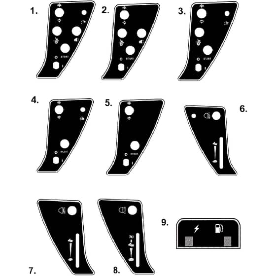 Countax C330 - From 01-01-2008 To 31-12-2011 - 10 Dash Decals