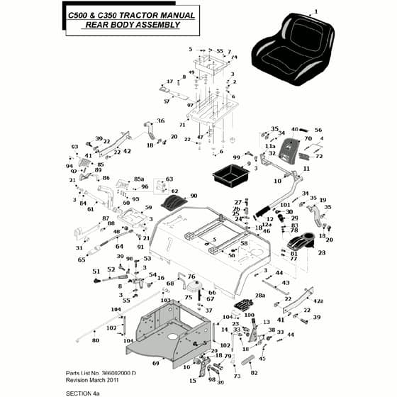 Countax C350H - From 01-01-2011 To 31-12-2011 - 5 Rear Body