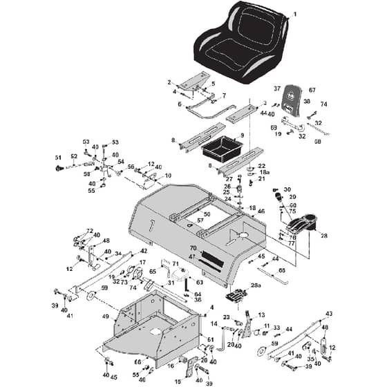 Countax C400 - From 01-01-2004 To 01-01-2009 - 4 Seat And Rear Body