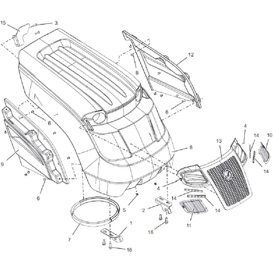 Countax C40 - From 25-03-2019 - 01 Bonnet