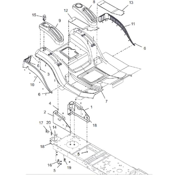 Countax C40 - From 25-03-2019 - 06 Rear Body