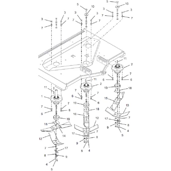 Countax C40M Mulcher - From 25-03-2019 - 24 Deck Bearing Housing