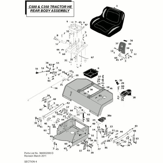 Countax C500H - From 01-01-2011 To 31-12-2011 - 4 Rear Body