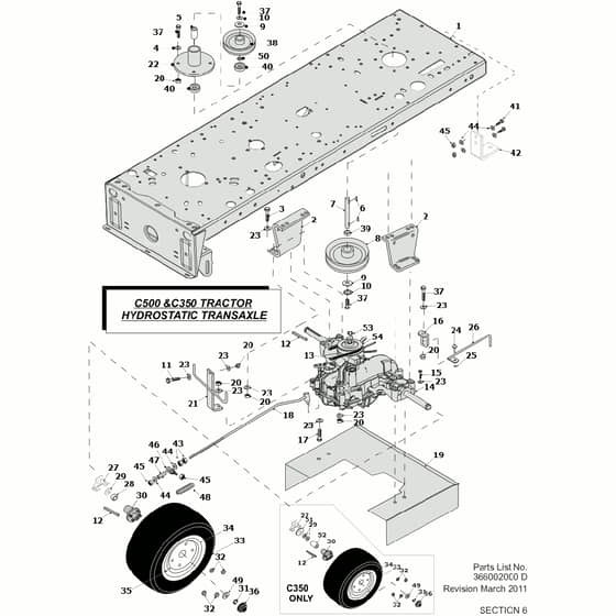 Countax C500H - From 01-01-2011 To 31-12-2011 - 7 Hydrostatic Transaxle