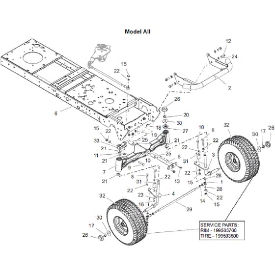 Countax C50-2Wd Fr730 - From 01-03-2022 - 04 Chasis