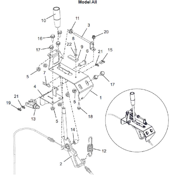 Countax C50-2Wd Fr730 - From 01-03-2022 - 17 Handbrake