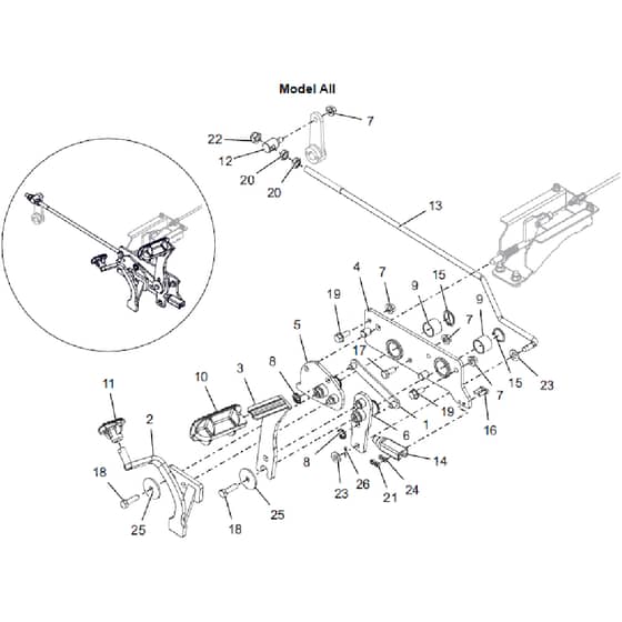 Countax C50-2Wd Fr730 - From 01-03-2022 - 18 Pedals