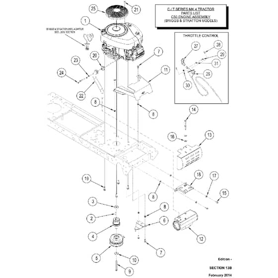 Countax C50 - From 01-02-2014 To 01-06-2014 - 15 Engine C50 Engine Assy