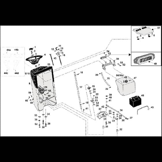 Countax C600 4Wd - From 01-01-2006 To 01-01-2008 - 3 Console And Steering
