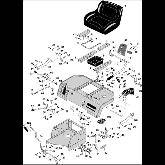 Countax C600 4Wd - From 01-01-2006 To 01-01-2008 - 5 Non He Seat And Rear Body