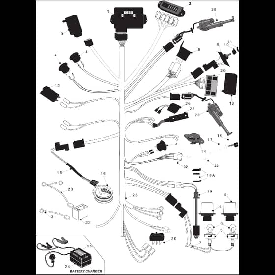 Countax C600 4Wd - From 01-01-2006 To 01-01-2008 - 9 Wiring For Dial Height