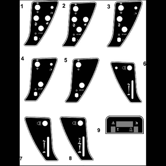 Countax C600 4Wd - From 01-01-2008 To 31-12-2013 - 13 Dash Decals
