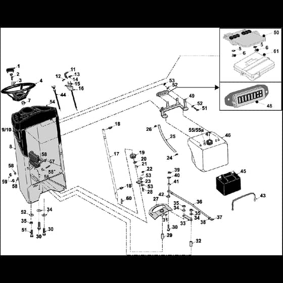 Countax C600 4Wd - From 01-01-2008 To 31-12-2013 - 3 Console And Steering