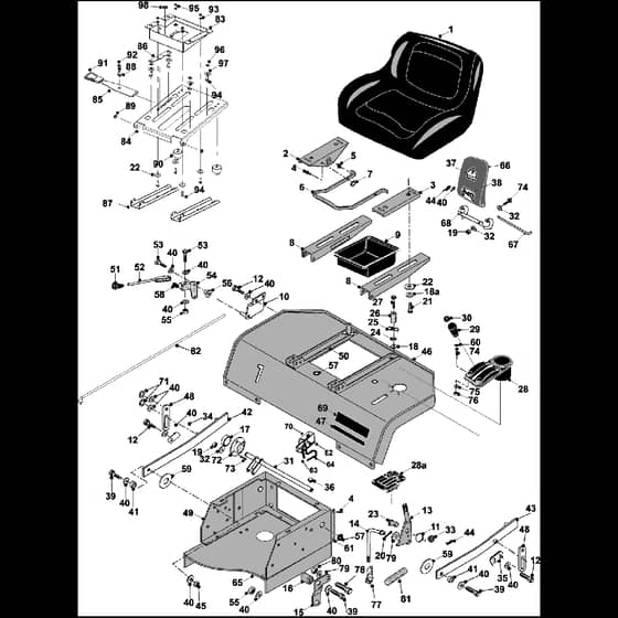 Countax C600 4Wd - From 01-01-2008 To 31-12-2013 - 4 He Seat And Rear Body