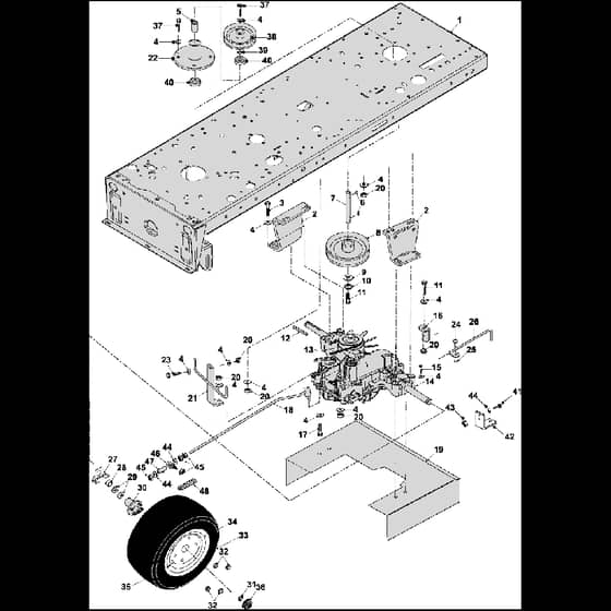Countax C600 4Wd - From 01-01-2008 To 31-12-2013 - 7 Rear Transmission