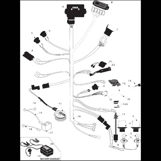 Countax C600 4Wd - From 01-01-2008 To 31-12-2013 - 8 Wiring Loom