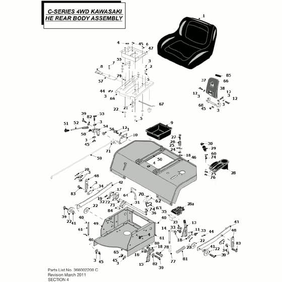 Countax C600 4Wd Kawasaki Engine - From 01-01-2011 To 01-12-2013 - 4 Read Body