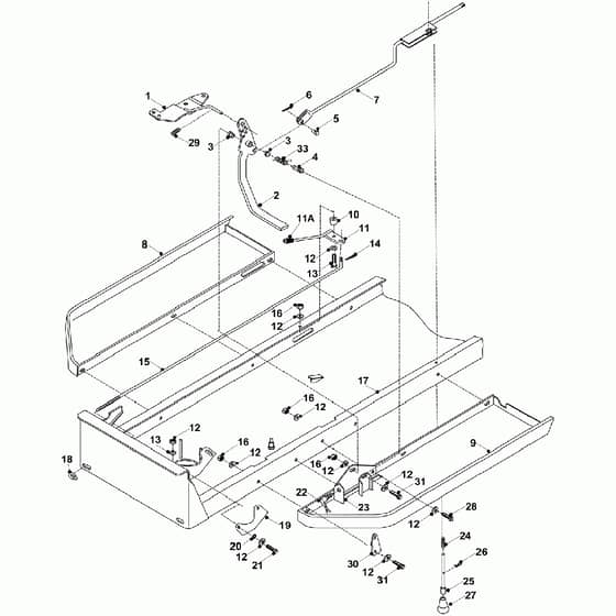 Countax C600 - From 01-01-2003 To 01-09-2003 - 7 Running Board And Chassis