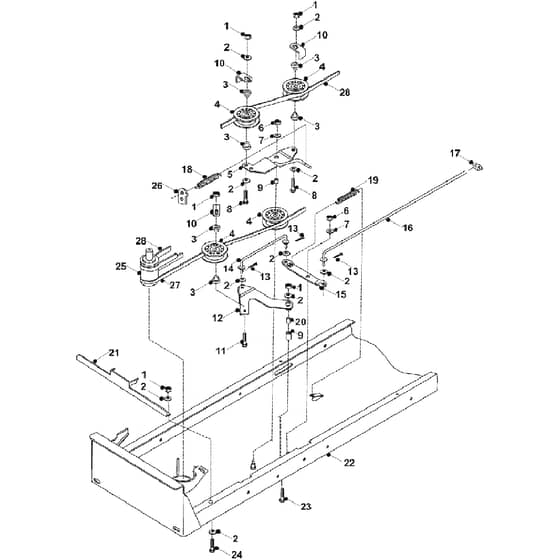 Countax C600 - From 01-01-2003 To 01-09-2003 - 9 PTO And Transmission Drive Mk1 Pre 90326