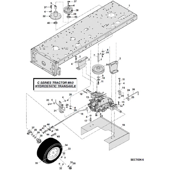 Countax C600 - From 01-01-2008 To 31-12-2008 - 06 Hydrostatic Transaxle