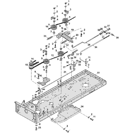 Countax C600 - From 01-01-2009 To 01-01-2011 - 6 PTO And Transmission Drive