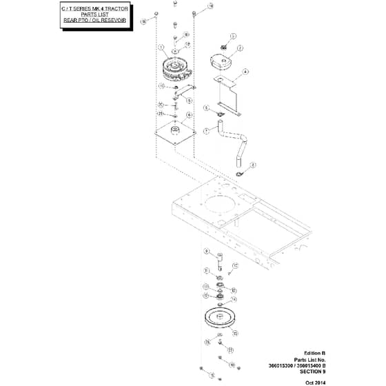 Countax C60 - From 01-10-2014 To 01-07-2015 - 8 Rear PTO