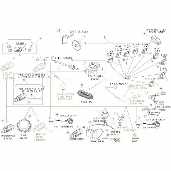 Countax C60 - From A0328984 06-04-2016 - 23 Loom