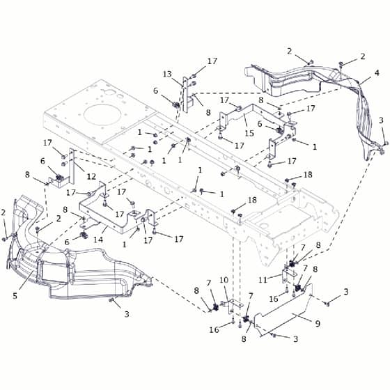 Countax C60 - From A0328984 06-04-2016 - 25 Guarding Assy