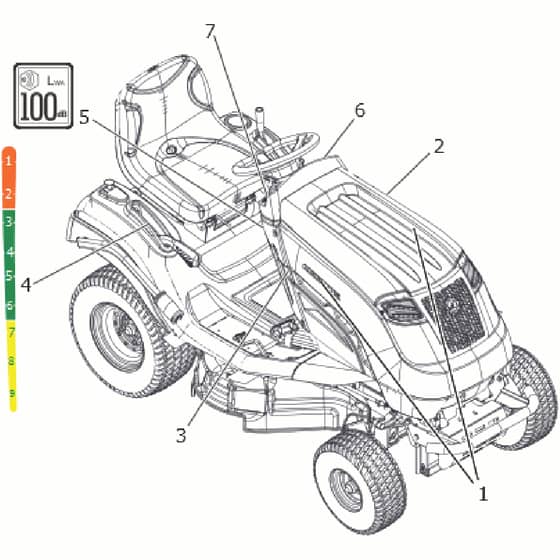 Countax C60 - From A0328984 06-04-2016 - 28 Style Decals C60