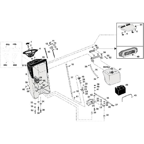 Countax C800 4Wd - From 01-01-2006 To 01-01-2008 - 3 Console And Steering