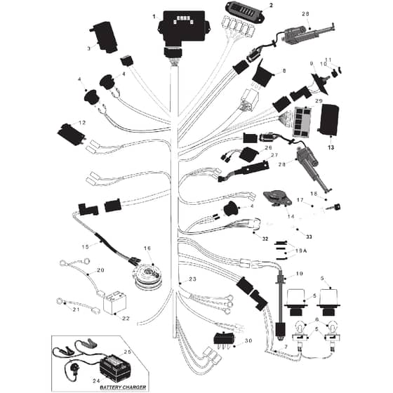 Countax C800 4Wd - From 01-01-2006 To 01-01-2008 - 9 Wiring For Dial Height