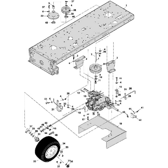 Countax C800 4Wd - From 01-01-2008 To 31-12-2013 - 7 Rear Transmission