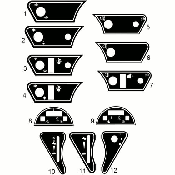 Countax C800 4Wd - From 01-12-2005 To 01-01-2006 - 12 Dash Decals