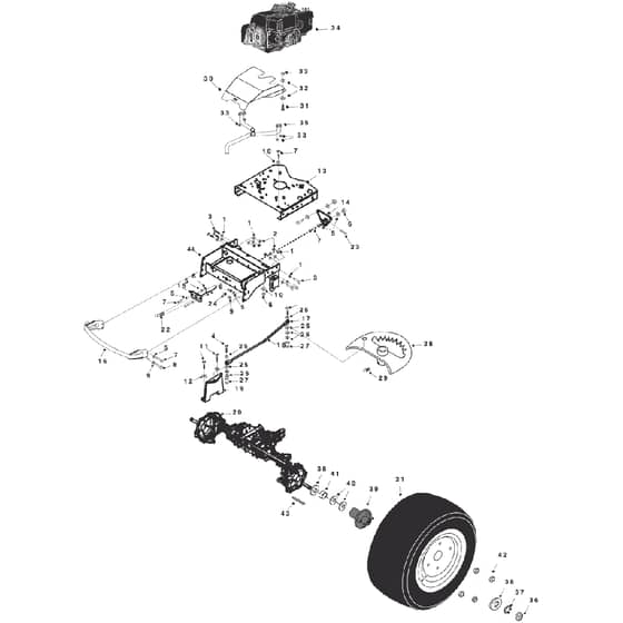 Countax C800 4Wd - From 01-12-2005 To 01-01-2006 - 1 Steering And Front Transmission