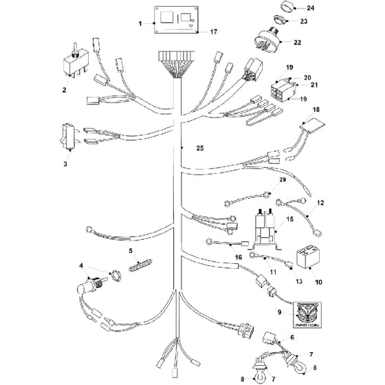 Countax C800 - From 01-01-1996 To 01-01-2003 - 15 Main Wiring Loom