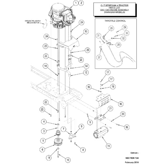 Countax C80 - From 01-02-2014 To 01-06-2014 - 15 Engine C60 C80
