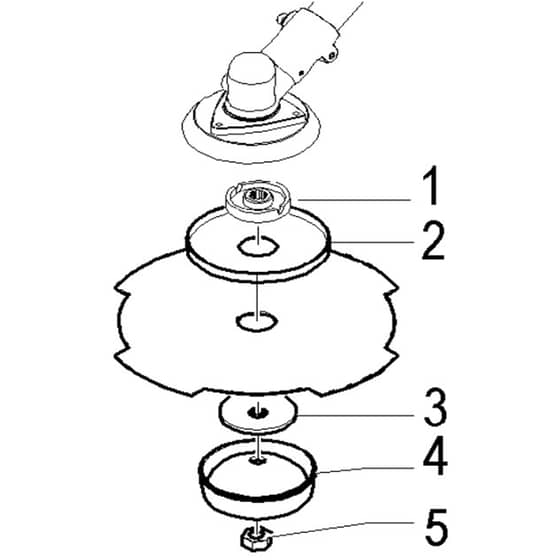 McCulloch CABRIO PLUS 257 B - 2007-01 - Cutting Equipment (1) Parts Diagram