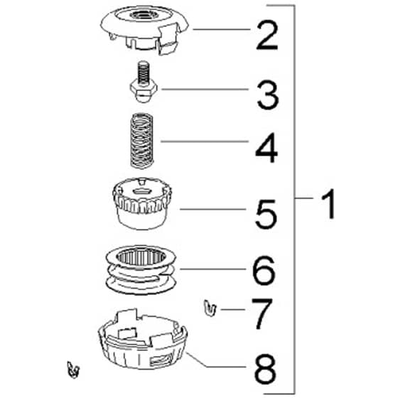 McCulloch CABRIO PLUS 467 L - 2007-01 - Cutting Equipment (2) Parts Diagram