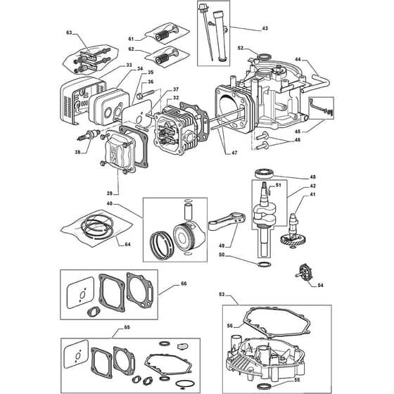 CAL 534 W TR - 2009 - 291537248/ZHG - Castel Garden Rotary Mower Engine - ST. WBE0704  02 Diagram