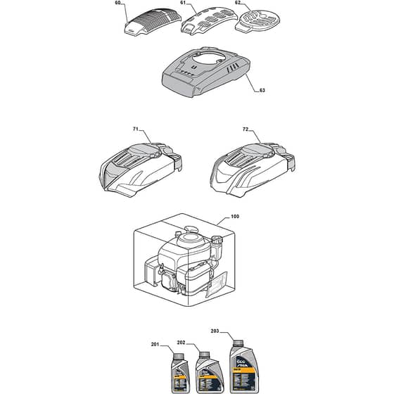 CAL 534 W TR - 2009 - 291537248/ZHG - Castel Garden Rotary Mower Engine - ST. WBE0704  03 Diagram