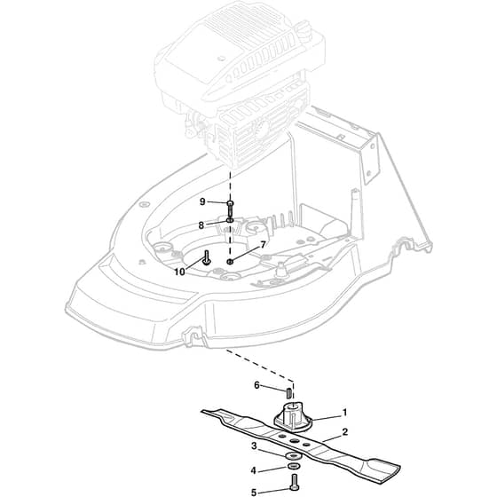 CASTEL PLUS - 2004 - 295504893/Y - Castel Garden Rotary Mower Blade Diagram