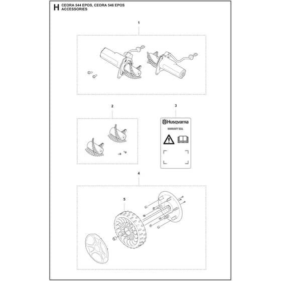 Husqvarna CEORA 546 EPOS - 970749901 - Accessories