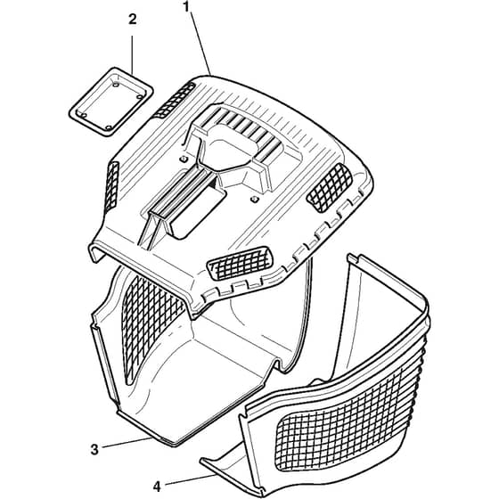 CG 434 - G - 2010 - 297430046/SP7 - Castel Garden Rotary Mower Grass Catcher Diagram