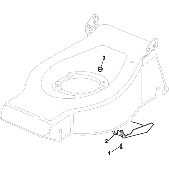 CG 464 TR-T - 2004 - 293596016/03 - Castel Garden Rotary Mower Protection Belt Diagram