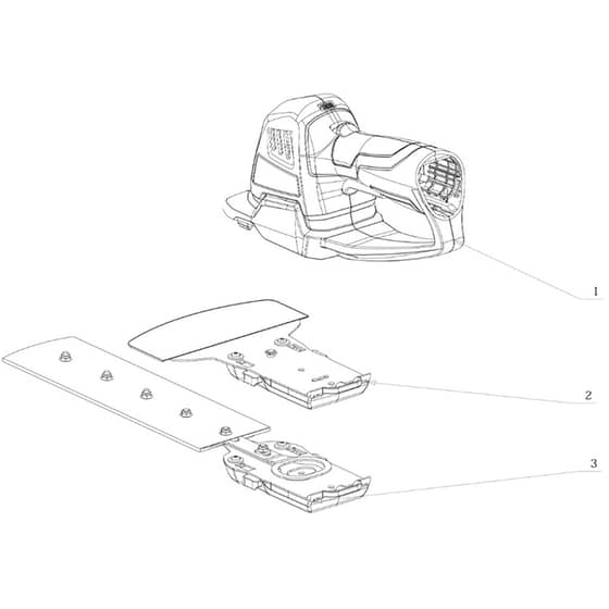 EGO CHT2000E - Grass Shears (Jan 2022) Main Assy Diagram