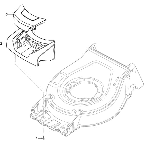 CLASSIC 20S - 2022-2025 - 2L0536047/MC - Atco Rotary Mower Mask Diagram